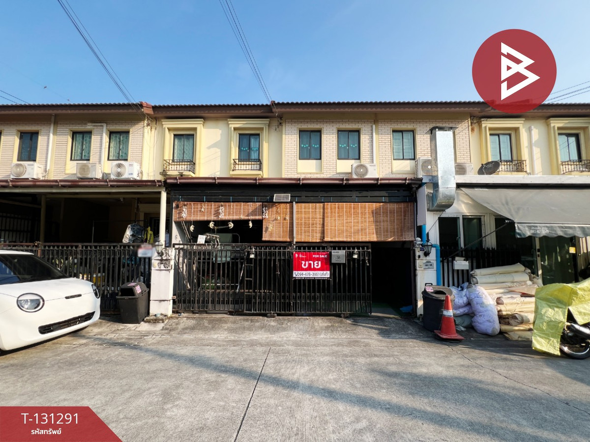 For SaleTownhomeMahachai Samut Sakhon : Townhouse for sale Pruksa Ville Village 104 Phutthasakhon-Sai4, Krathum Baen, Samut Sakhon (Pruksa Ville104 Phutthasakhon-Sai4)