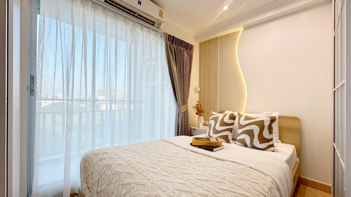 For SaleCondoRamkhamhaeng, Hua Mak : 🏙️ Lumpini Condo, 2 bedrooms, near BTS II, Lumpini Ville Ramkhamhaeng 26 🌷🌷 High floor, breathable, comfortable, price only 2,299,000 baht ✨✨