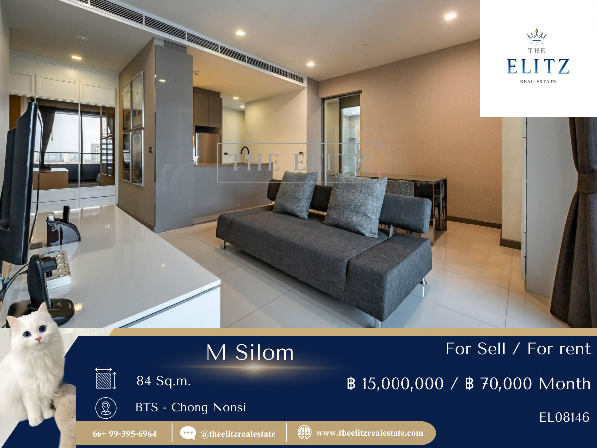 CondoSilom, Saladaeng, Bangrak : ✨ Pet-Friendly Oasis! Welcoming four-legged members In a luxury condo in the heart of the CBD 🐈🐕💕