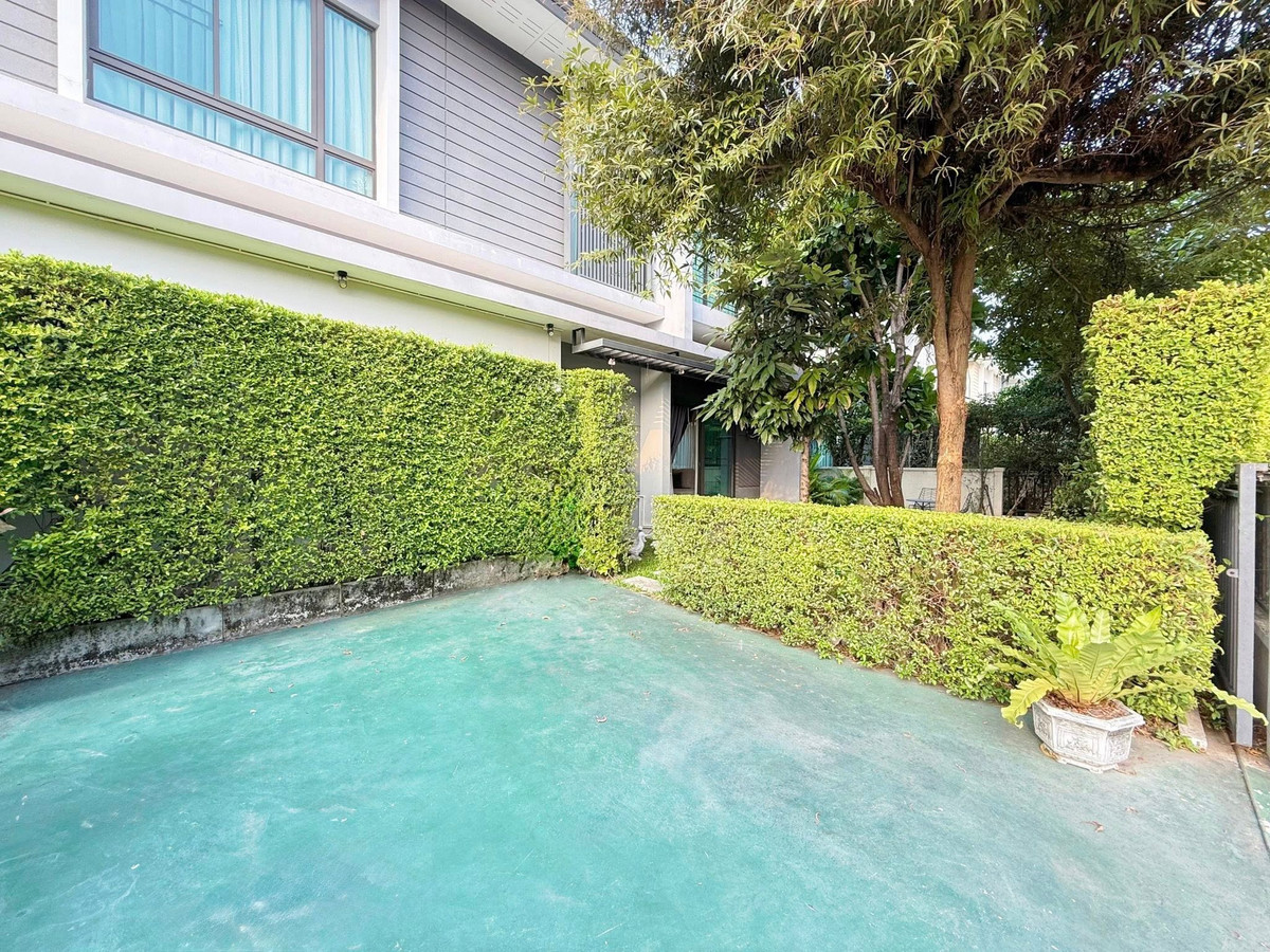 For RentHouseNawamin, Ramindra : 2-story detached house with furniture, beautifully decorated, for rent in Ramintra-Bang Khen area, near Jas Green Village Khubon, only 1.9 km.