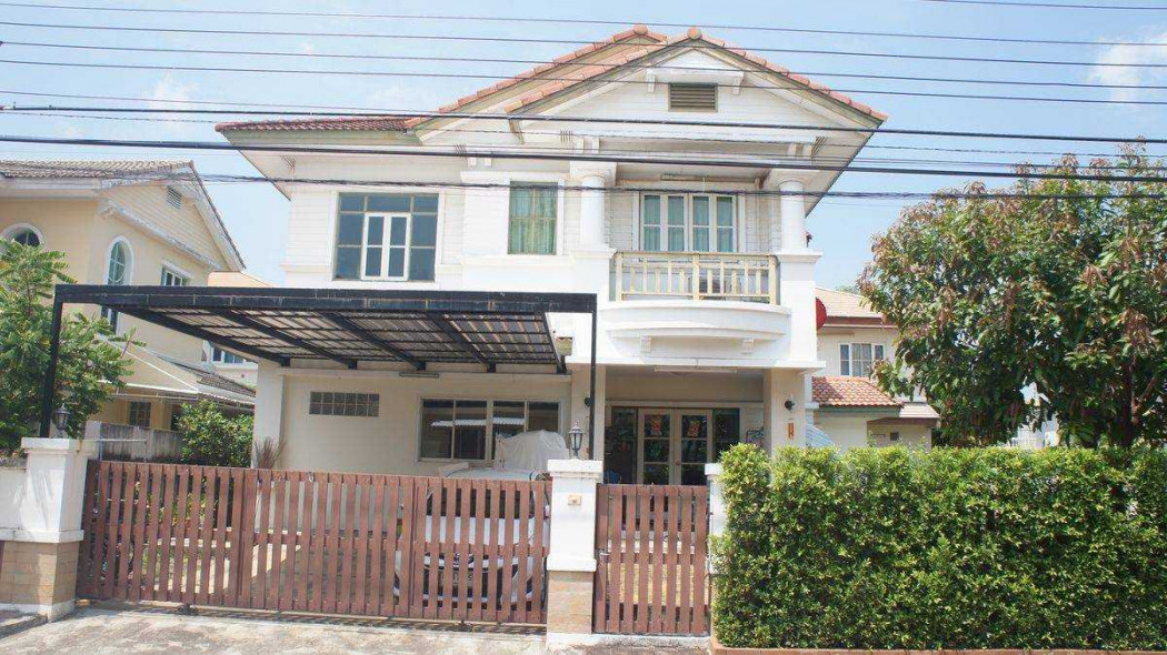 ขายบ้านสมุทรปราการ สำโรง : ขาย บ้านเดี่ยว Baan Nantawan Srinakarin 210 ตรม 1 งาน 2 ตรว ใกล้ ทางด่วน