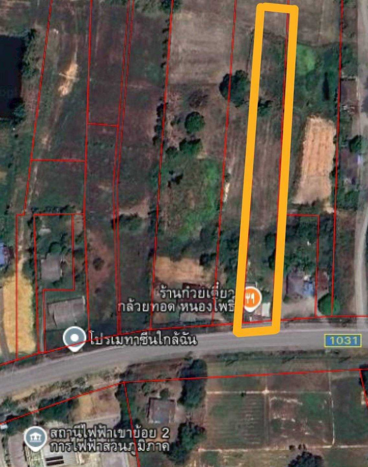 ขายที่ดินชะอำ เพชรบุรี : ขาย ที่ดิน อยู่ใกล้นิคมสหกรณ์ท่ายาง 1 ไร่ 3 งาน 99 ตรว ใกล้ อบต. หนองชุมพล