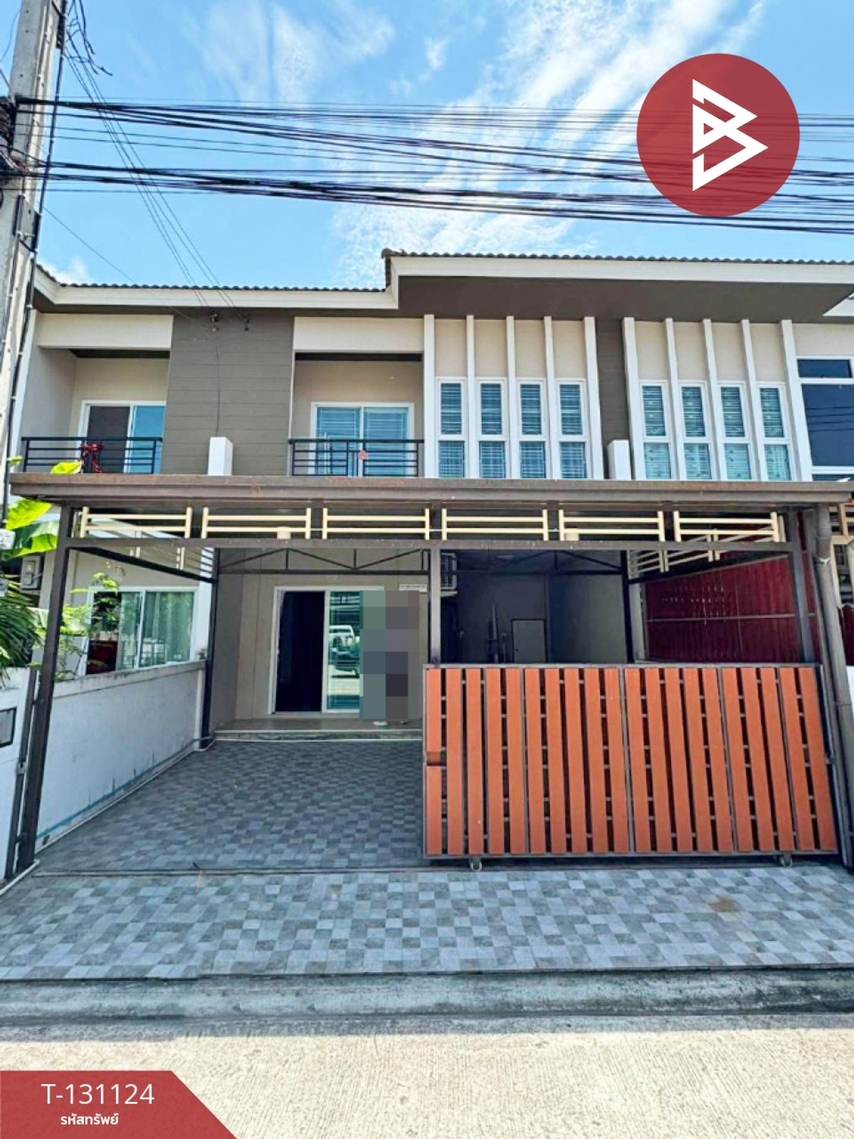 For SaleTownhomeSamut Prakan,Samrong : Townhouse for sale Sap Mankong Village 7, Bang Bo, Samut Prakan, ready to move in.