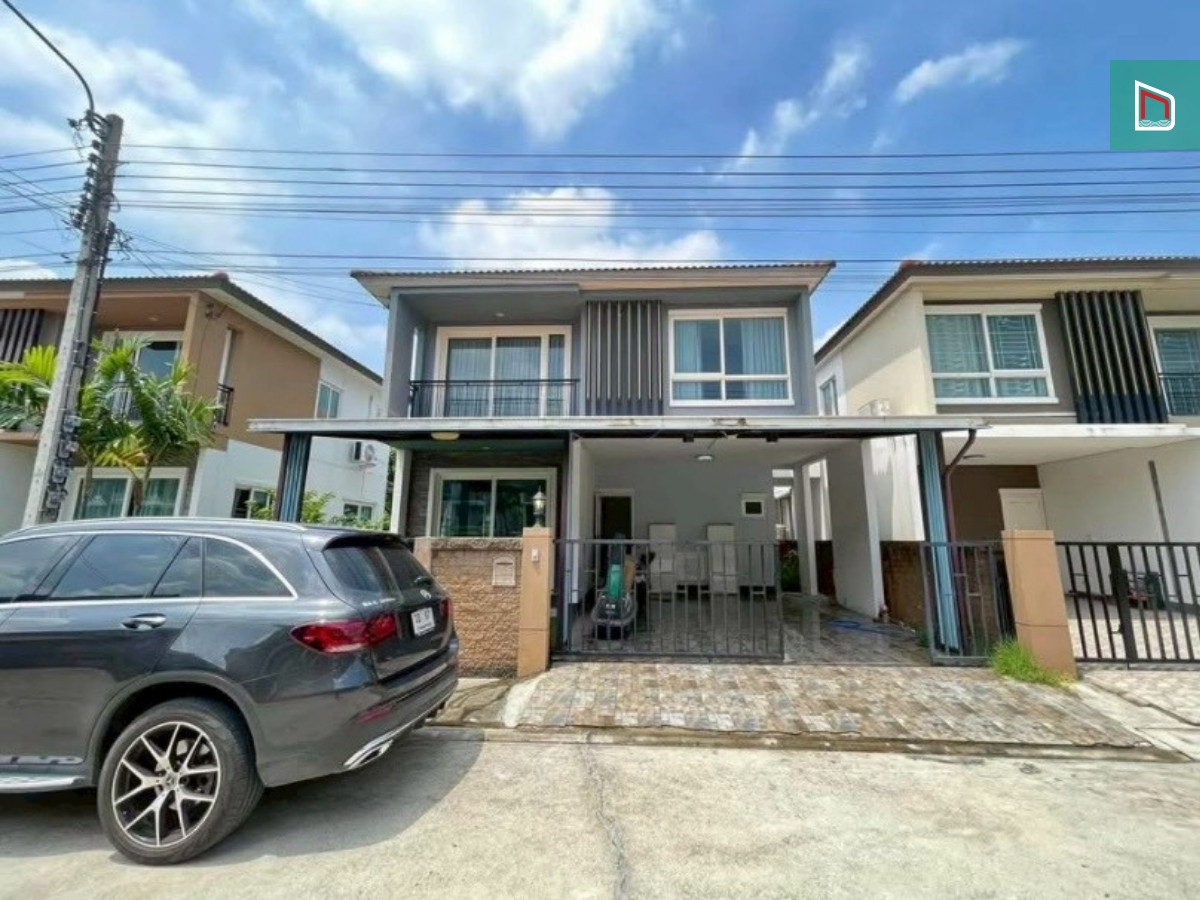 For SaleHousePattanakan, Srinakarin : Single house Golden Village On Nut-Pattanakarn 4.9 million baht On Nut 65 Prawet, Prawet District, 3 bedrooms, 3 bathrooms, land 37.8 sq m, usable area 134 sq m, quiet, ready to move in.