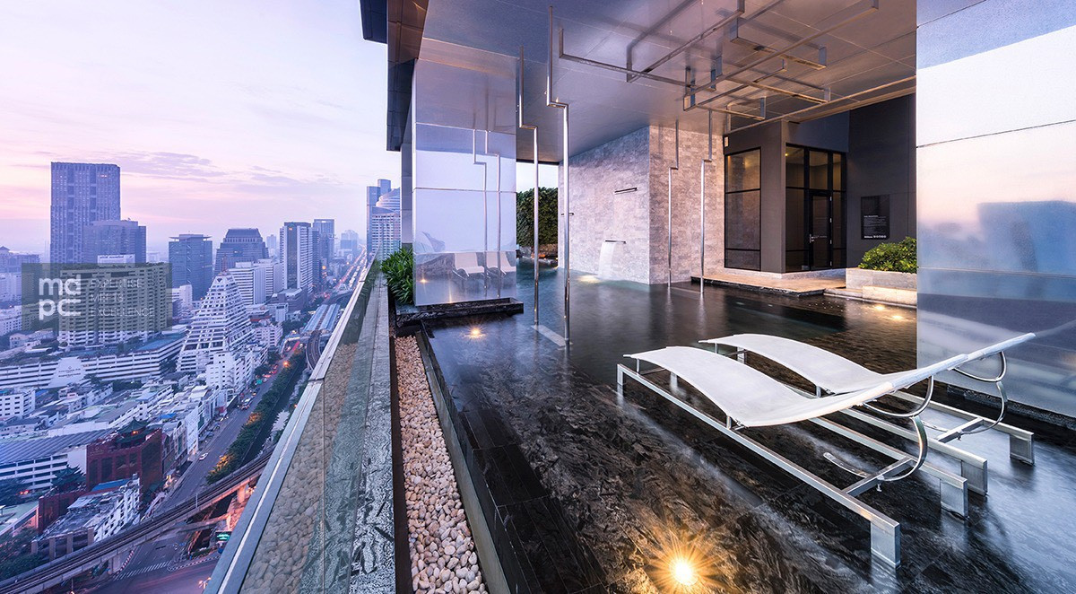For RentCondoSilom, Saladaeng, Bangrak : ✨High-Ceiling Luxury Unit for Rent! M Silom Narathiwas | Urban Lifestyle with Top-tier Facilities ❤️