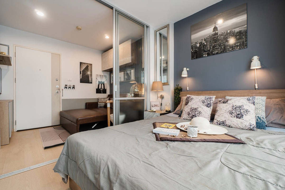 For SaleCondoOnnut, Udomsuk : Lumpini Ville Onnut 46|LPN On Nut 46 
Very beautiful room, sold with tenant, 1 year contract, Yield 8%, very wow.