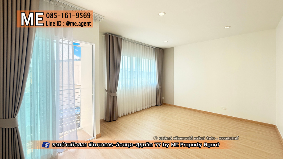 For SaleTownhomePattanakan, Srinakarin : urgent! 3-story townhome for sale, Willette City Pattanakarn 38, completely renovated. Ready to move in, near Ekkamai - Thonglor - Sukhumvit, call 064-9549619 (TC49-20)