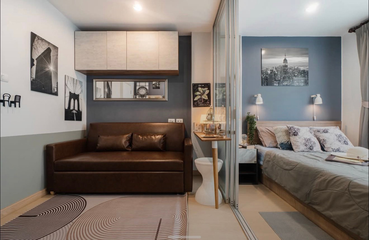 ขายคอนโดอ่อนนุช อุดมสุข : ขายด่วน 📍 Lumpini Ville On Nut 46 📍 เฟอร์นิเจอร์ และ เครื่องใช้ไฟฟ้าครบ ใกล้ MRT ศรีนุช 