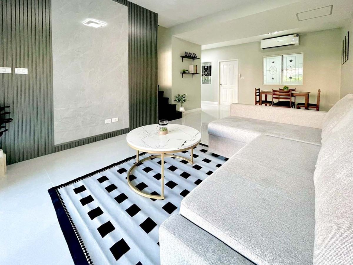 For SaleTownhomePathum Thani,Rangsit, Thammasat : Townhome for Sale Pruksa Ville 46/1 Rangsit Klong 3, 3 beds 2 baths 19 Sqw new renovation Near Rangsit-Nakhon Nayok Khlong Luang Kanchanaphisek Vibhavadi Tollway : KT26S-002