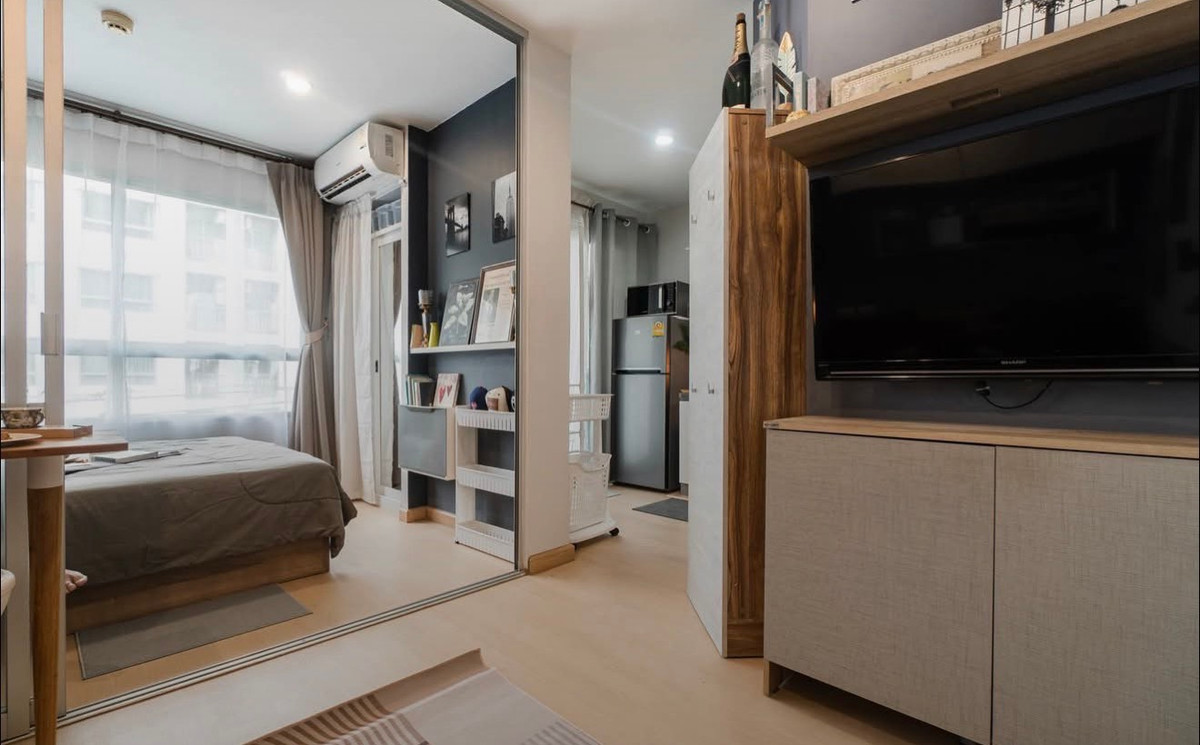 ขายคอนโดอ่อนนุช อุดมสุข : ขายด่วน 📍 Lumpini Ville On Nut 46 📍 เฟอร์นิเจอร์ และ เครื่องใช้ไฟฟ้าครบ ใกล้ MRT ศรีนุช 