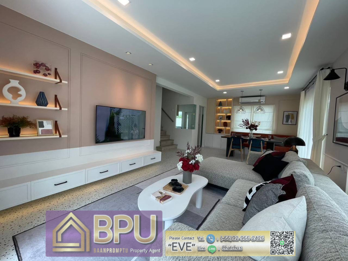 For RentHouseBangna, Bearing, Lasalle : ** 4 Bedrooms Single House for Rent ** Villaggio 2 Srinakarin-Bangna near Mega Bangna