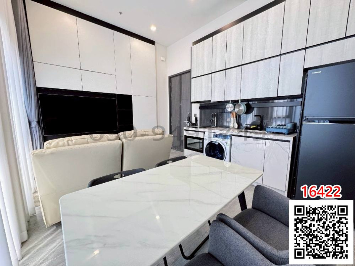 For RentCondoOnnut, Udomsuk : Condo for rent, The Line Sukhumvit 101, 27th floor, water curve view, Bang Krachao River.