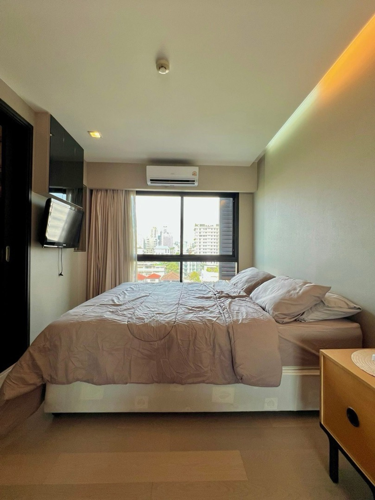 For RentCondoSukhumvit, Asoke, Thonglor : Rare room!! BTS Thonglor for rent Tidy Condominium Thonglor 17