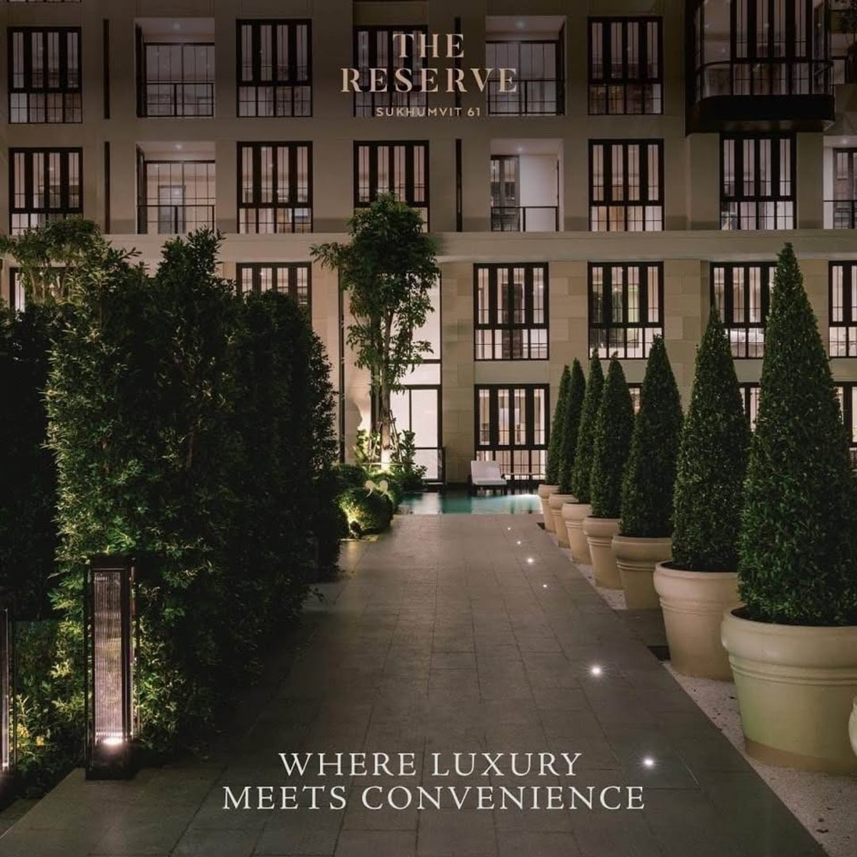 For RentCondoSukhumvit, Asoke, Thonglor : The Reserve Sukhumvit61✨55,000/Month✨Modern Classic Luxury