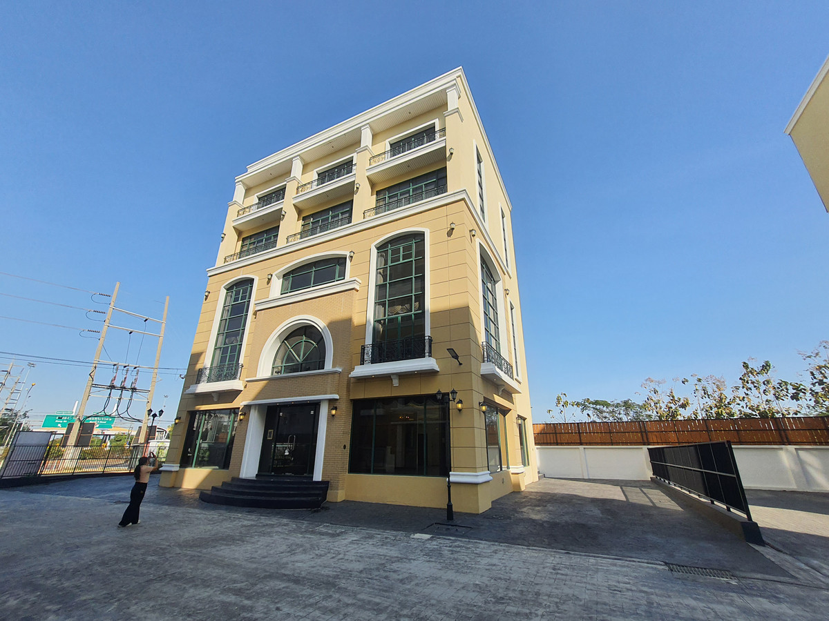 ขายสำนักงานสมุทรปราการ สำโรง : [ขาย] อาคารสำนักงาน 5 ชั้น พร้อมลิฟท์ 1,350 ตร.ม. ติดถนนเทพารักษ์ ใกล้รถไฟฟ้าศรีด่าน | ที่จอดรถ 10 คัน เหมาะลงทุนปล่อยเช่า Yield สูง!