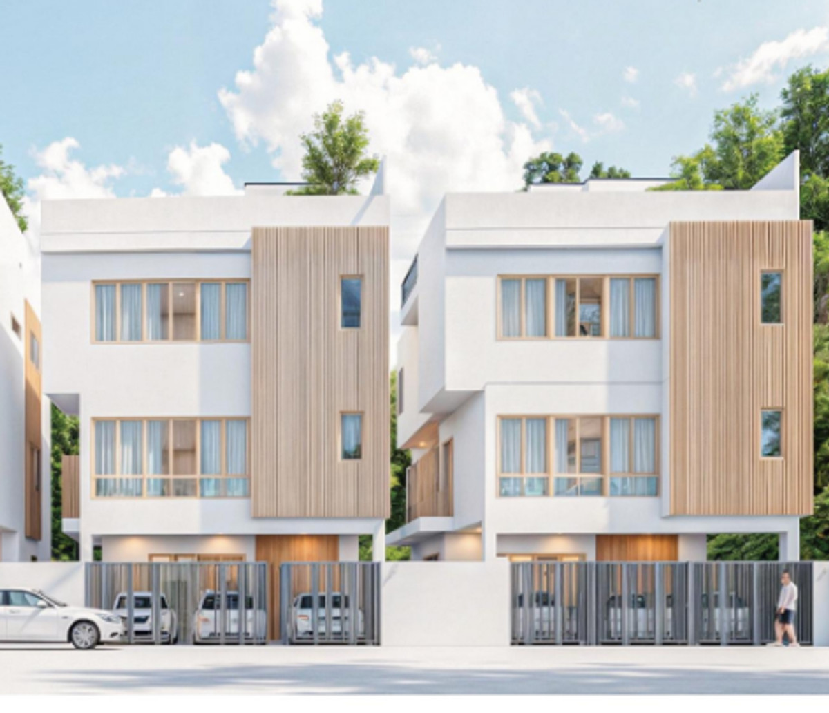 For SaleTownhomeSapankwai,Jatujak : Single house for sale in minimalist style Pradipat area, 4 bedrooms, size 297 sq m., with minimalist furniture, near the expressway, BTS Ari.