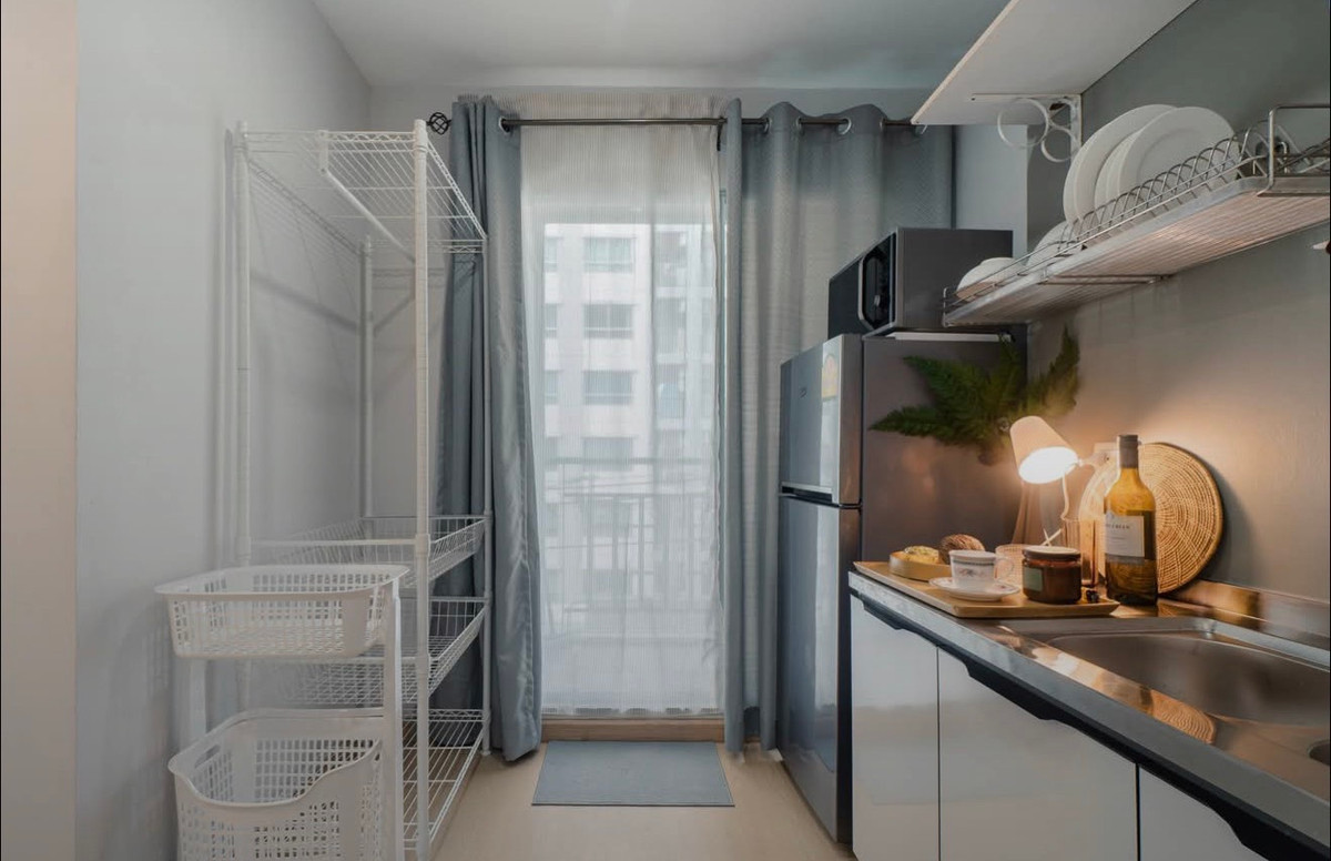 ขายคอนโดอ่อนนุช อุดมสุข : ขายด่วน 📍 Lumpini Ville On Nut 46 📍 เฟอร์นิเจอร์ และ เครื่องใช้ไฟฟ้าครบ ใกล้ MRT ศรีนุช 