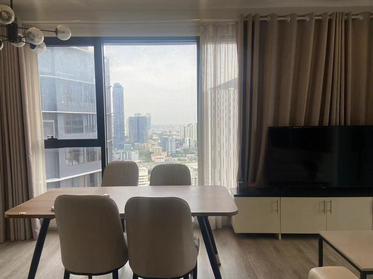 For RentCondoRama9, Petchburi, RCA : Ideo Mobi Asoke 55sqm 2 bedroom for rent 32000thb