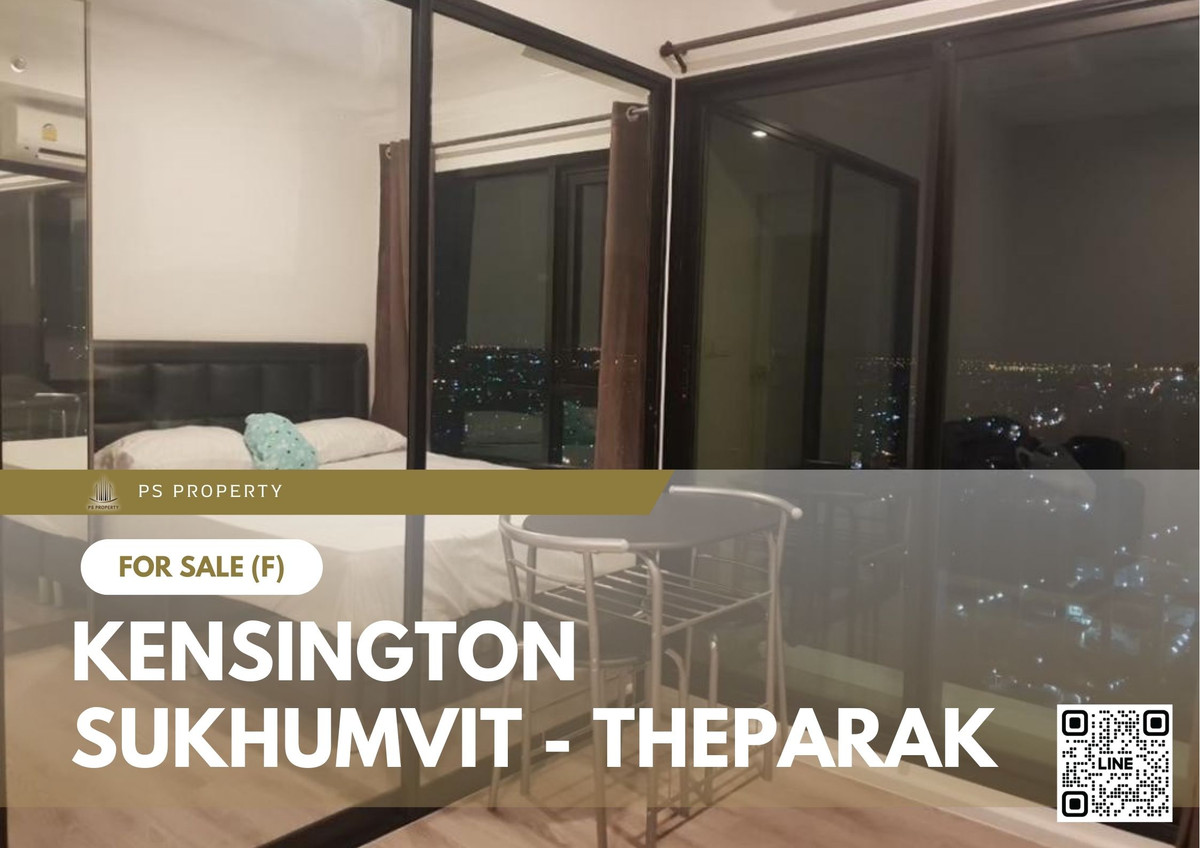 For SaleCondoSamut Prakan,Samrong : Urgent Sale ✨ Kensington Sukhumvit - Theparak ✨ Fully furnished and equipped with appliances. Near MRT.