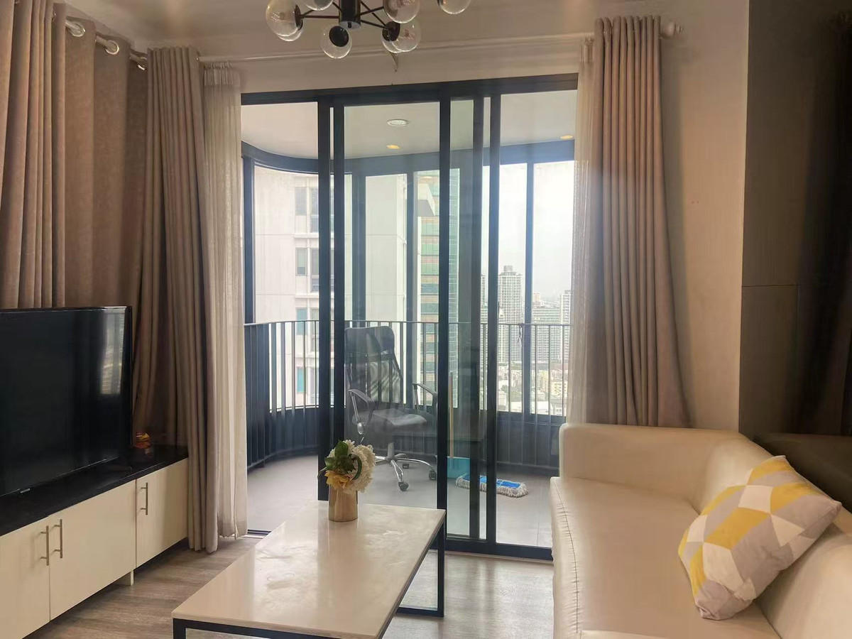 For RentCondoRama9, Petchburi, RCA : Ideo Mobi Asoke 55sqm 2 bedroom for rent 32000thb