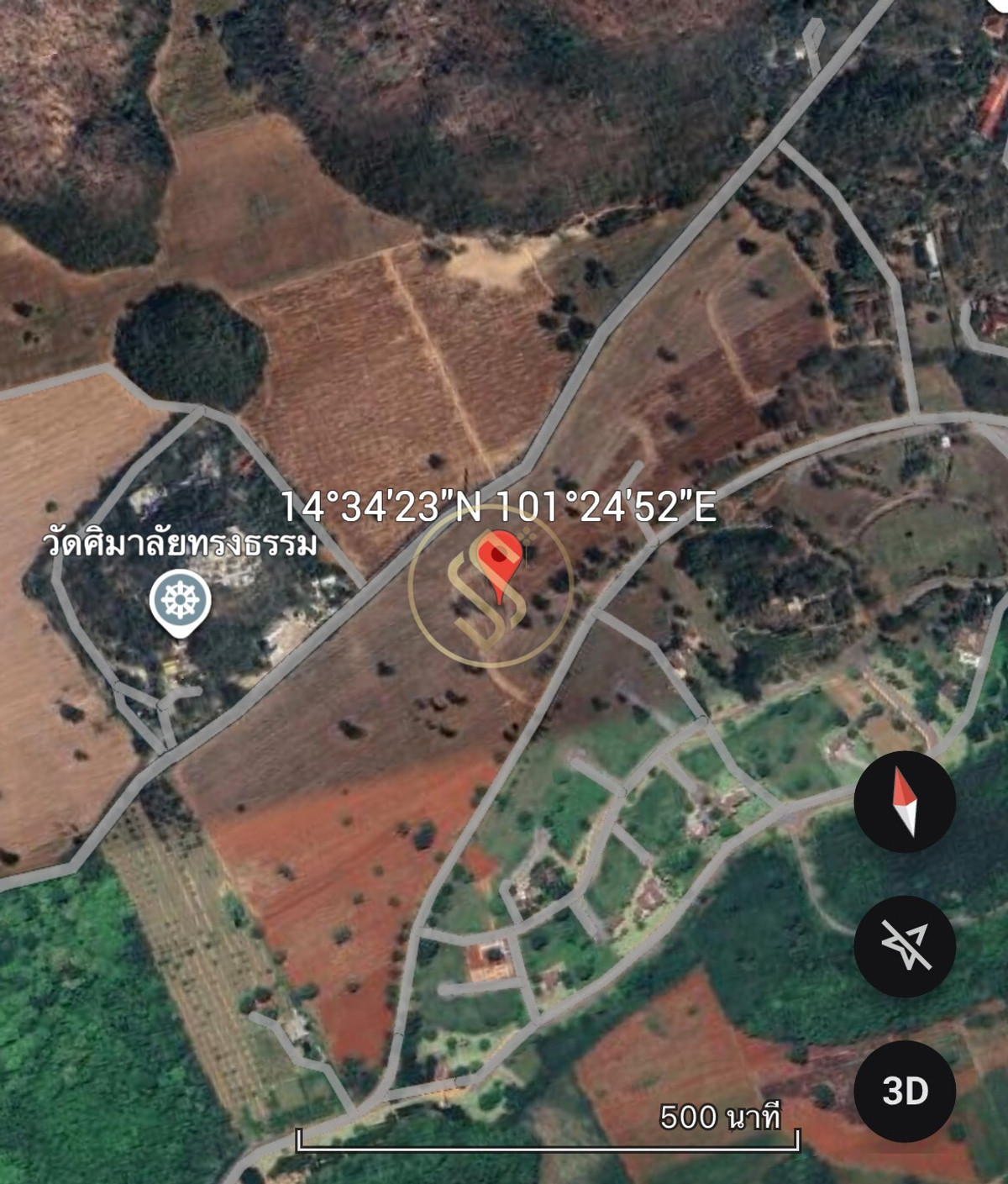 ขายที่ดินปากช่อง เขาใหญ่ : ขายที่ดินเปล่า เขาใหญ่ ถ.ธนะรัชต์ อยู่ติดกับโครงการบ้านหรู มิราเคิล วี เขาใหญ่ 88 ไร่เศษ 