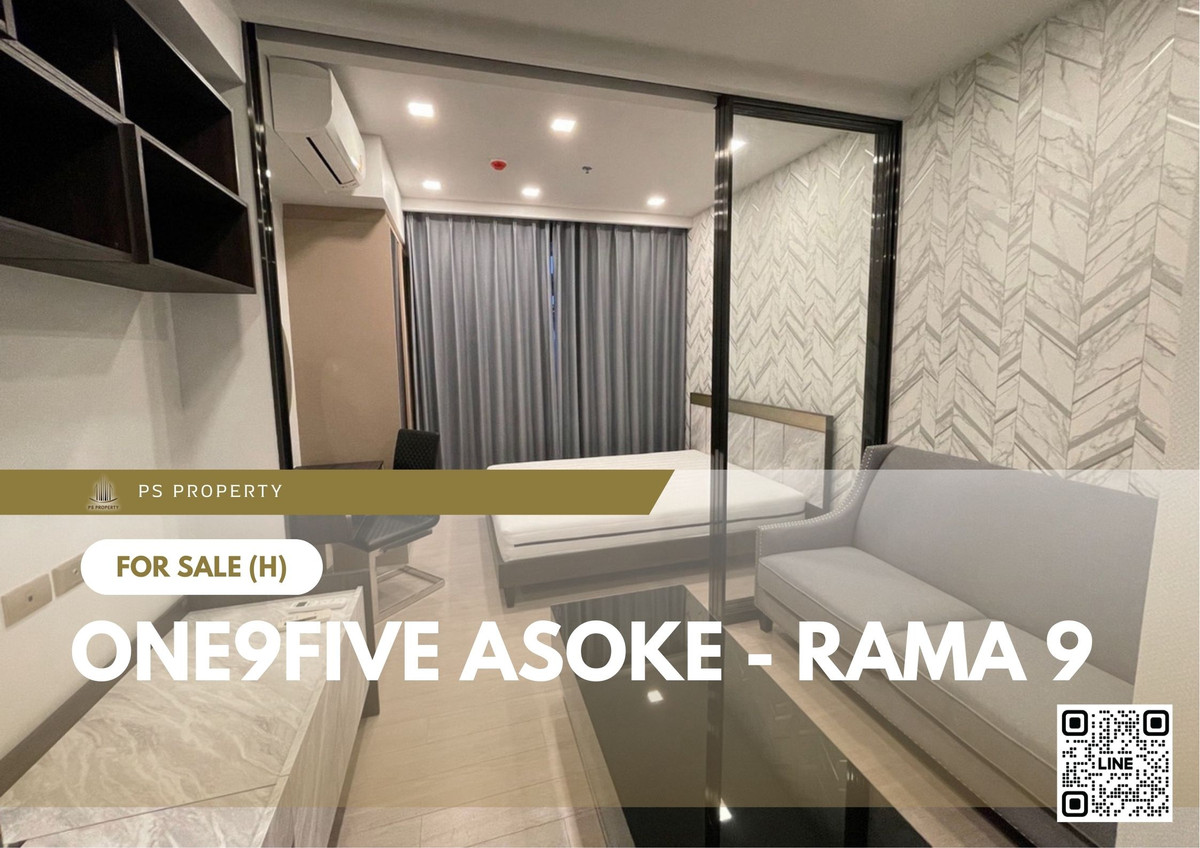 For SaleCondoRama9, Petchburi, RCA : Urgent Sale ✨ One9Five Asoke - Rama 9 ✨ Fully Furnished and Equipped with Appliances.