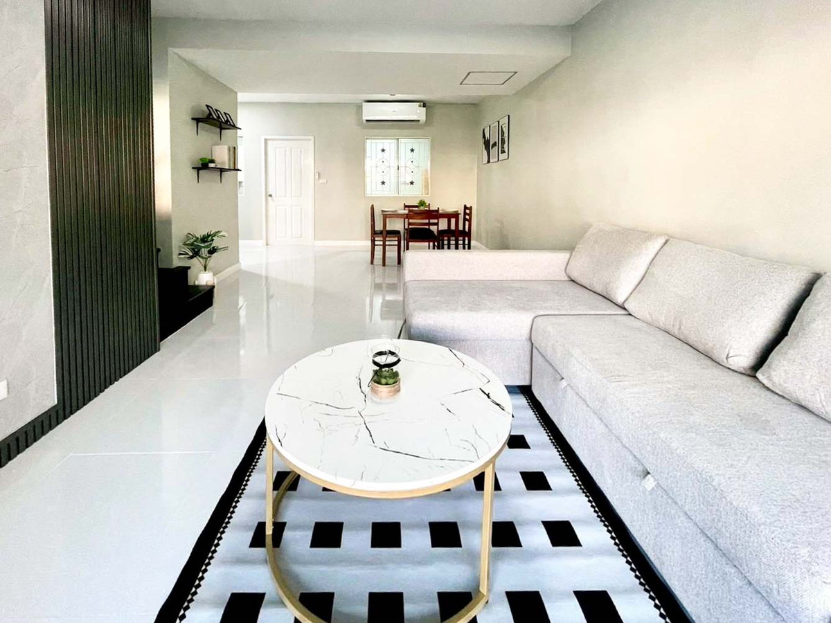 For SaleTownhomePathum Thani,Rangsit, Thammasat : Townhome for Sale Pruksa Ville 46/1 Rangsit Klong 3, 3 beds 2 baths 19 Sqw new renovation Near Rangsit-Nakhon Nayok Khlong Luang Kanchanaphisek Vibhavadi Tollway : KT26S-002