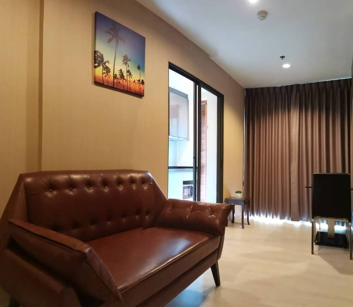 For RentCondoRama9, Petchburi, RCA : Best Price !! For rent Rhythm Asoke, beautiful room, very good price, decorated, ready to move in, high floor, city view.