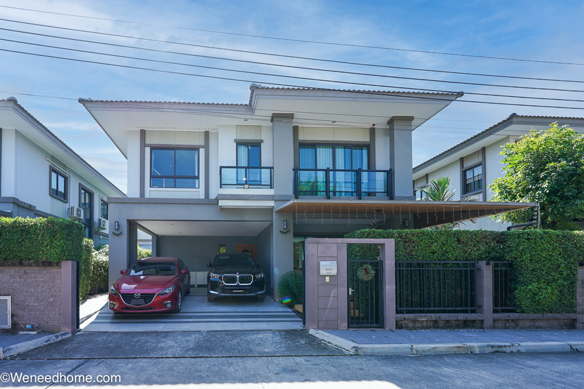 For SaleHouseSamut Prakan,Samrong : Single house for sale, Passorn, Bangna Wongwaen, 51 sq m, 3 bedrooms, 3 bathrooms, beginning of the project, beautifully decorated, built-ins throughout the house.