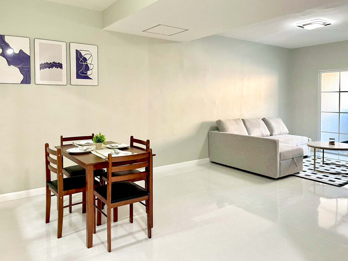 For SaleTownhomePathum Thani,Rangsit, Thammasat : Townhome for Sale Pruksa Ville 46/1 Rangsit Klong 3, 3 beds 2 baths 19 Sqw new renovation Near Rangsit-Nakhon Nayok Khlong Luang Kanchanaphisek Vibhavadi Tollway : KT26S-002