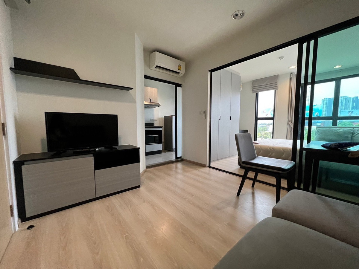 For RentCondoRama9, Petchburi, RCA : Condo for rent, Rise Rama 9, 1 bedroom, good view, unblocked view.