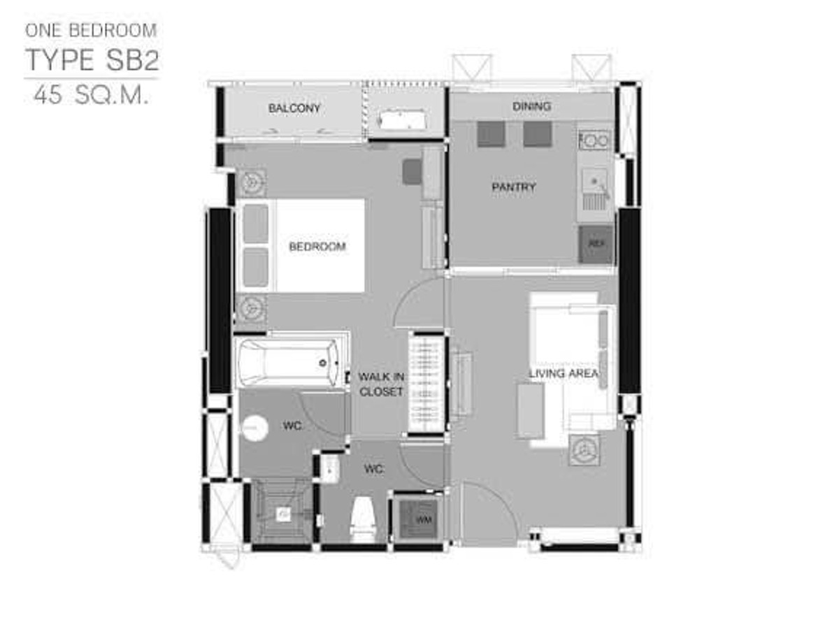 ขายคอนโดสาทร นราธิวาส : Rhythm Sathorn / 1 Bedrooms (FOR SALE), ริทึ่ม สาทร / 1 ห้องนอน (ขาย) PT011