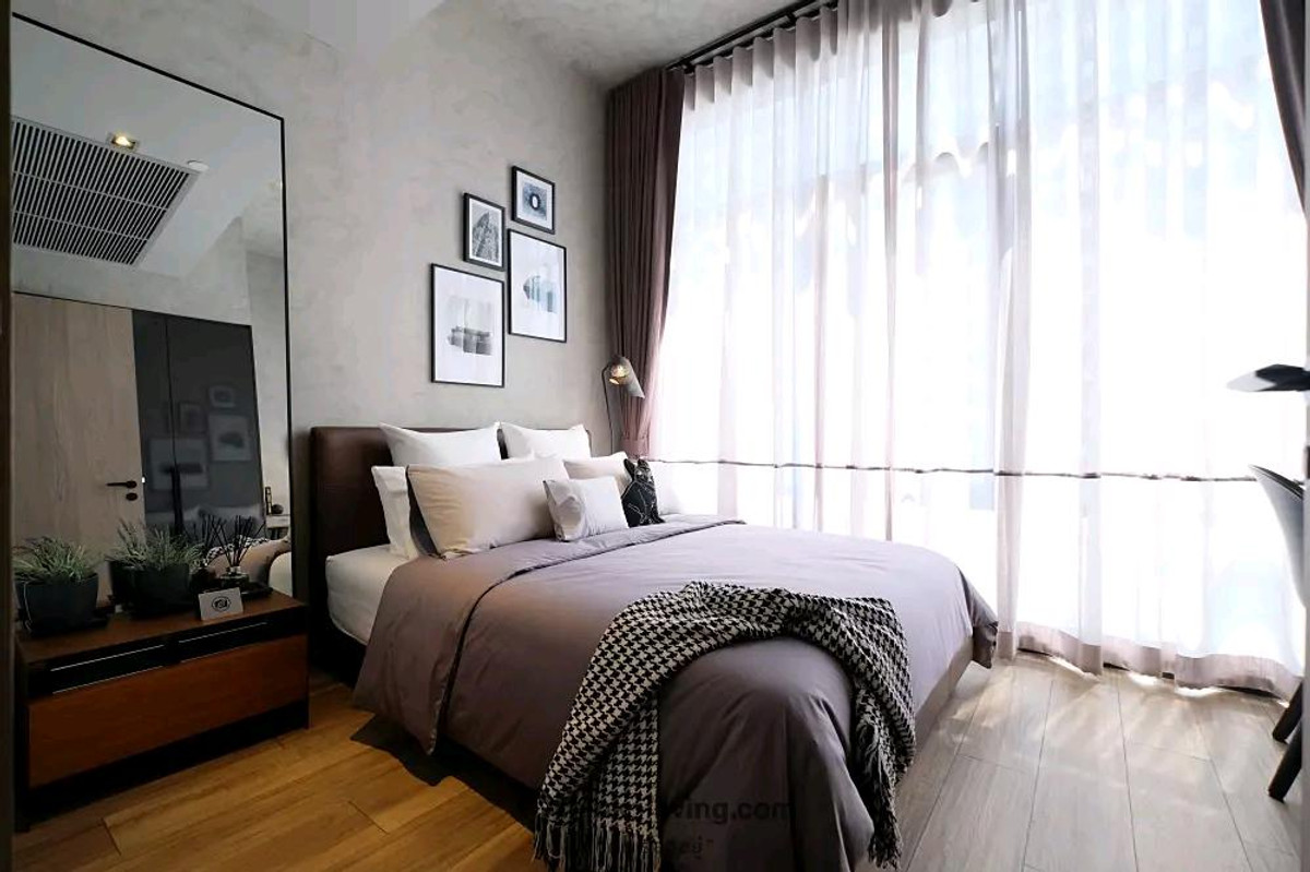 For RentCondoSukhumvit, Asoke, Thonglor : 🔥Urgent for rent🔥The Loft Asoke, low floor, unblocked view, beautifully decorated room. Fully furnished, ready to move in, next to MRT Phetchaburi.