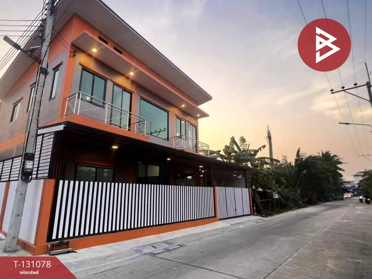 For SaleHouseMahachai Samut Sakhon : Urgent sale, 2-story detached house, area 38.9 square meters, Sri Mueang, Tha Sai Subdistrict, Samut Sakhon.