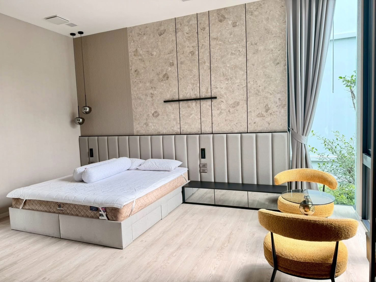 For RentHousePattanakan, Srinakarin : ✨🎉 [𝐅𝐎𝐑 𝐑𝐄𝐍𝐓] 3-story detached house | VIVE Krungthep Kreetha 2 With private elevator Next to Wellington International School!
