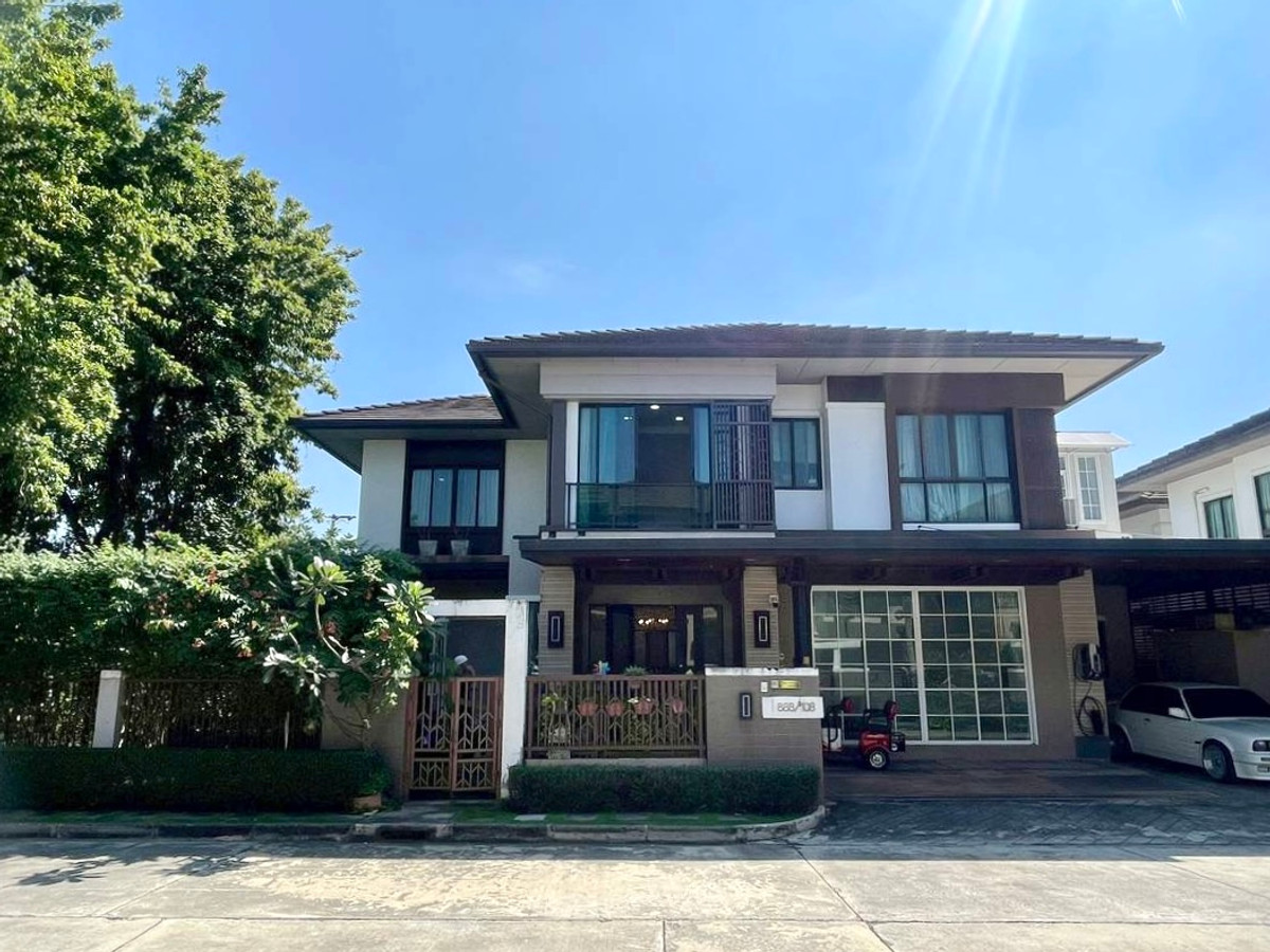 For SaleHouseNawamin, Ramindra : 🏡Single house on the corner Large plot almost 100 sq m ✨ Setthasiri Watcharapol - House for a large family. Quality projects from Sansiri