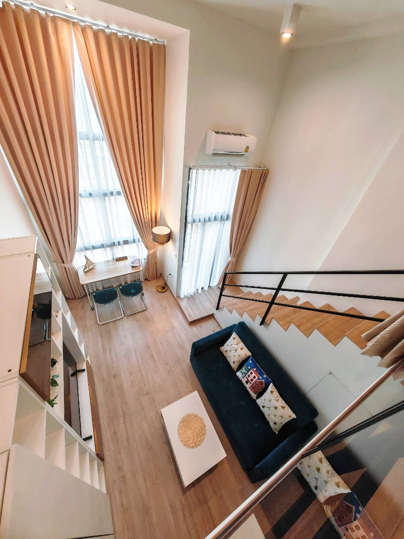 ให้เช่าคอนโดพระราม 9 เพชรบุรีตัดใหม่ RCA : 🔥ให้เช่าด่วน🔥Ideo Rama​9 -​ Asoke ห้อง Studio Hybrid 2​ ชั้น​ สูง​ 4.5​ เมตร ชั้นสูง ไม่บล็อควิว ตกแต่งสวยพร้อมเข้าอยู่ ❗