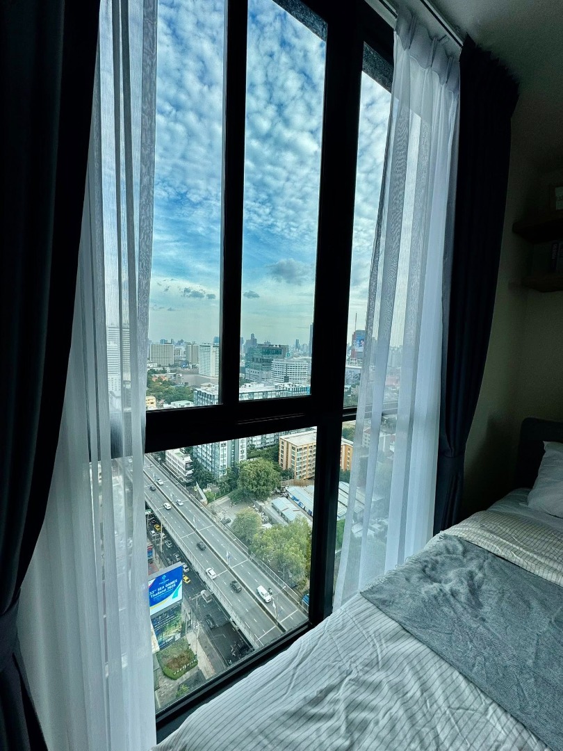 For RentCondoRama9, Petchburi, RCA : 🔥For Rent Now! 🔥Nue District R9, beautiful 2-bedroom, 1-bathroom apartment, fully furnished with furniture and appliances, ready to move in. Conveniently located near MRT Rama 9❗
