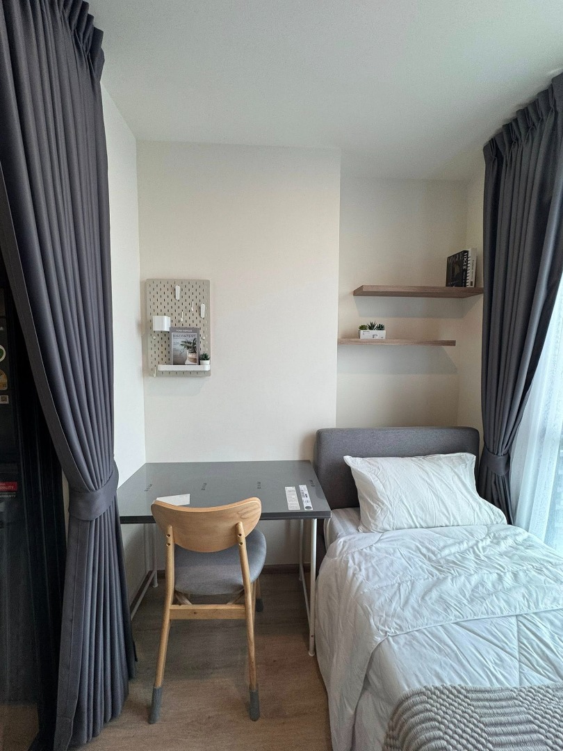 For RentCondoRama9, Petchburi, RCA : 🔥For Rent Now! 🔥Nue District R9, beautiful 2-bedroom, 1-bathroom apartment, fully furnished with furniture and appliances, ready to move in. Conveniently located near MRT Rama 9❗