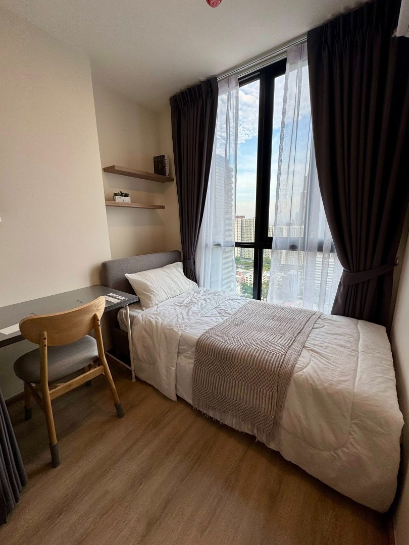 For RentCondoRama9, Petchburi, RCA : 🔥For Rent Now! 🔥Nue District R9, beautiful 2-bedroom, 1-bathroom apartment, fully furnished with furniture and appliances, ready to move in. Conveniently located near MRT Rama 9❗