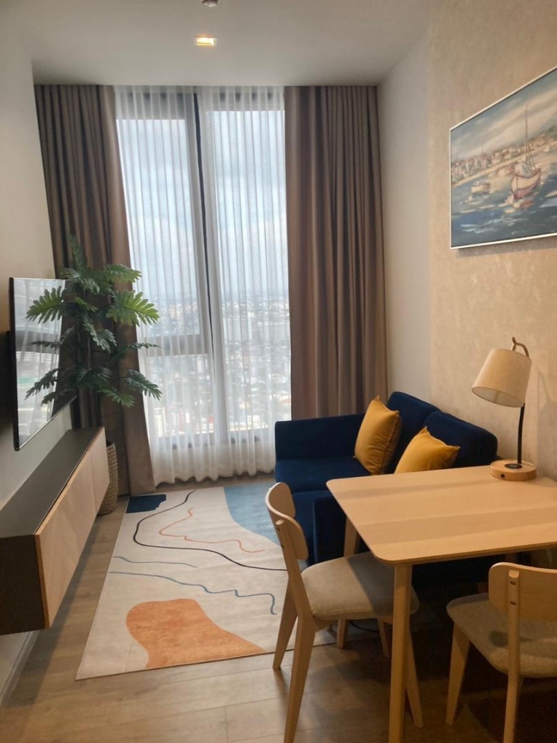 For RentCondoLadprao, Central Ladprao : 🔥For Rent Now🔥 The Crest Park Residence, Ladprao City View (East Facing), Fully Furnished, Ready to Move In, Next to Ladprao Intersection BTS Station