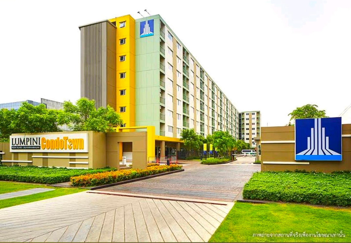 For RentCondoLadkrabang, Suwannaphum Airport : 🚩For Rent : Lumpini Condo Town Rom Klao-Suvarnabhumi / 2bed, 2bath / 55 Sqm.