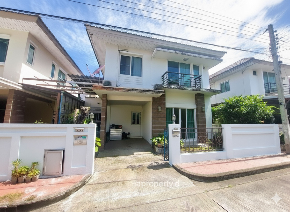 ขายนนทบุรี บางใหญ่ บางบัวทอง : ขายบ้านแฝดมือสองสภาพดี พร้อมเข้าอยู่ ต้นโครงการ ทำเลใกล้ MRT สายสีม่วง สถานีตลาดบางใหญ่ 