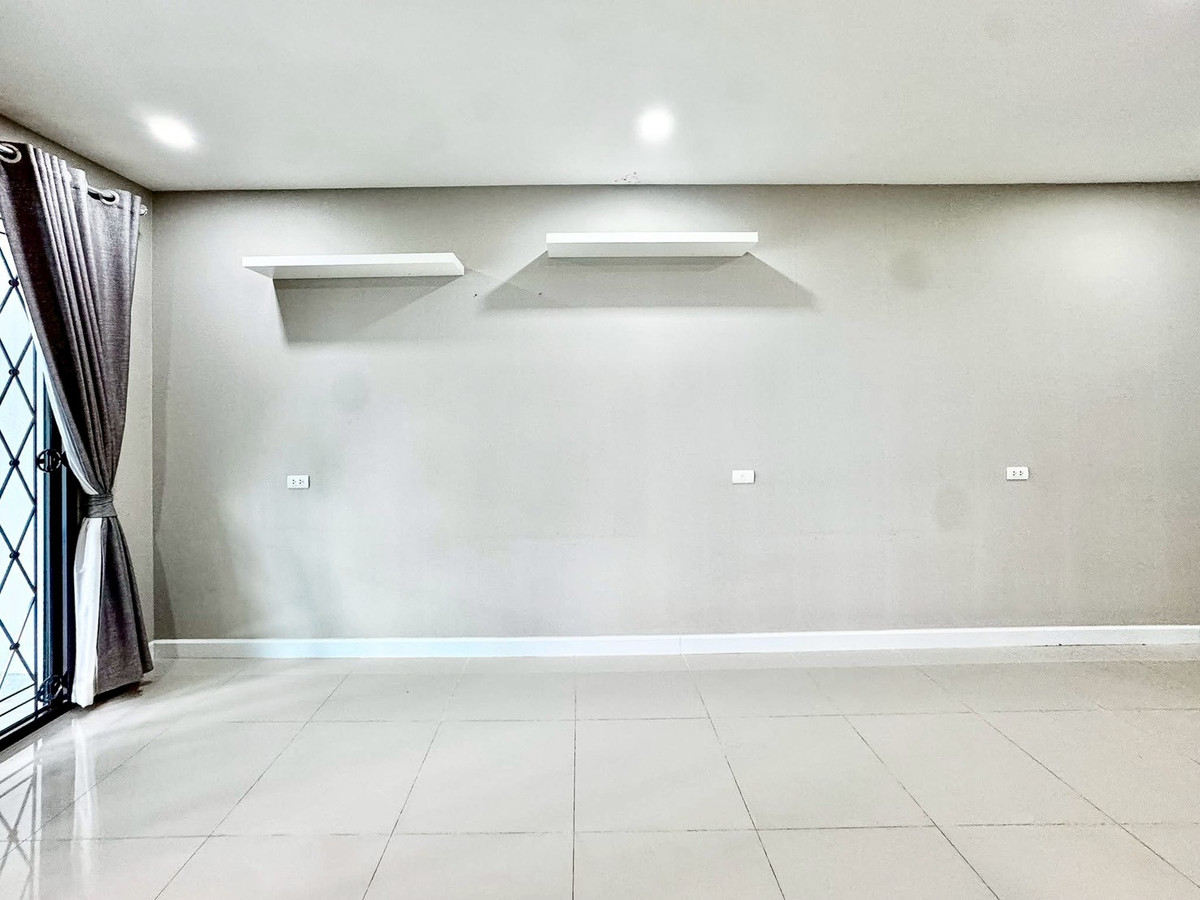 For SaleTownhomeNawamin, Ramindra : 3-story townhome for sale, PATIO Watcharapol - Ramindra, Modern Iconic Style, area 19.3 square meters, 4 bedrooms, Watcharapol Road, Tha Raeng Subdistrict, Bang Khen District, Bangkok