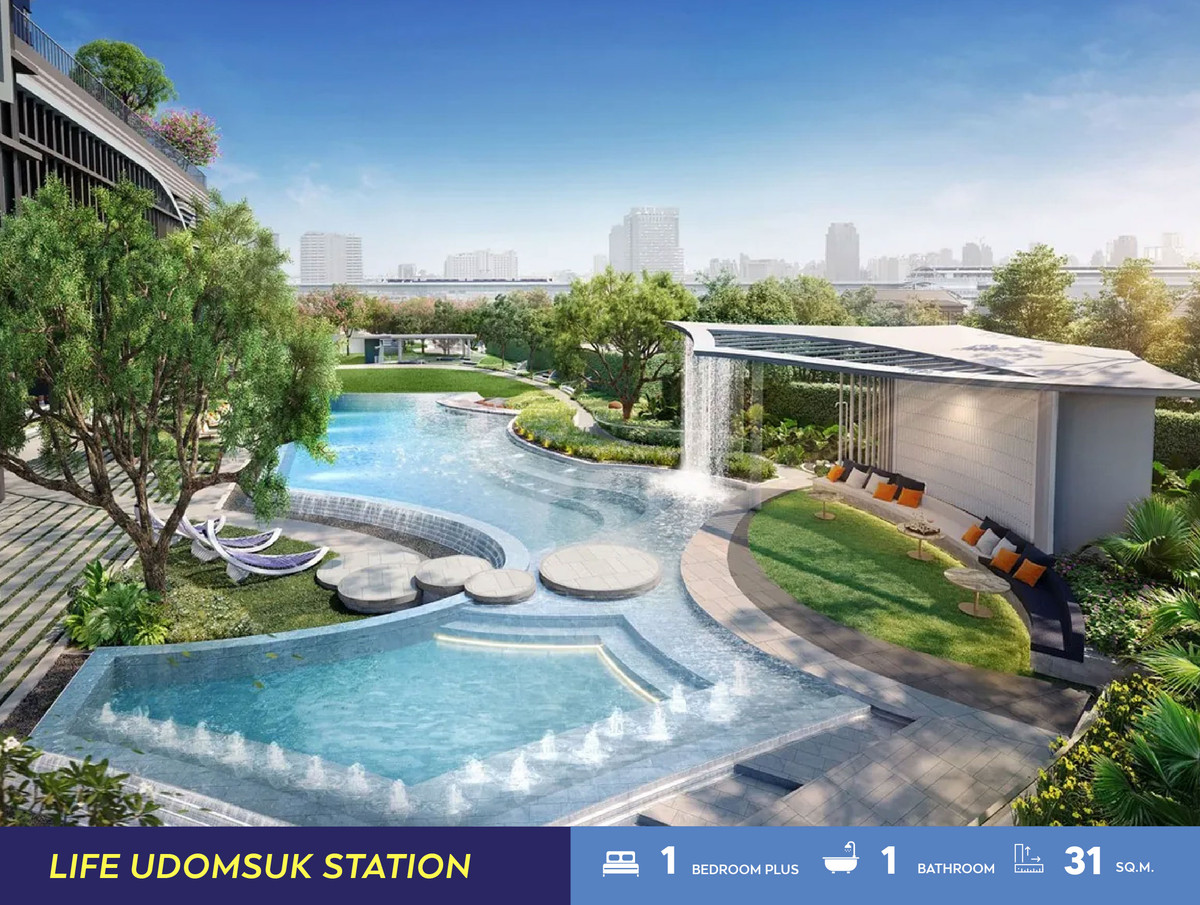 ขายคอนโดอ่อนนุช อุดมสุข : Life Udomsuk Station (1 Bed Plus 31 sq.m. Floor 29) Price 4,010,000 thb.