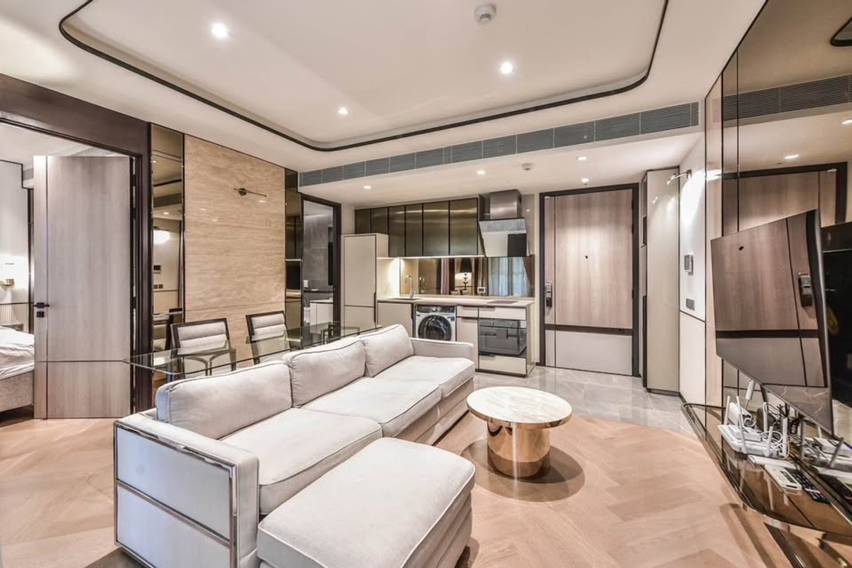 For RentCondoSukhumvit, Asoke, Thonglor : +++Rent quickly!! Luxury decorated room** The Reserve Sukhumvit 61** 1 bedroom, 1 bathroom, size 50 sq m., fully furnished, ready to move in+++