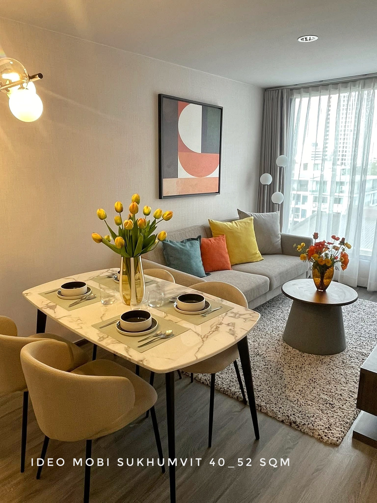 ให้เช่าคอนโดสุขุมวิท อโศก ทองหล่อ : 🎉For RENT-2 bedrooms at Ideo Mobi Sukhumvit 40 low-rise with beautiful commom areas