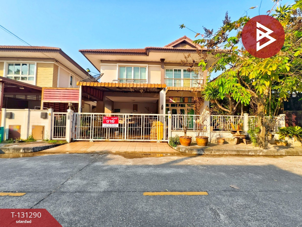 For SaleHouseMahachai Samut Sakhon : Single house for sale  Setthasiri Village, Samut Sakhon