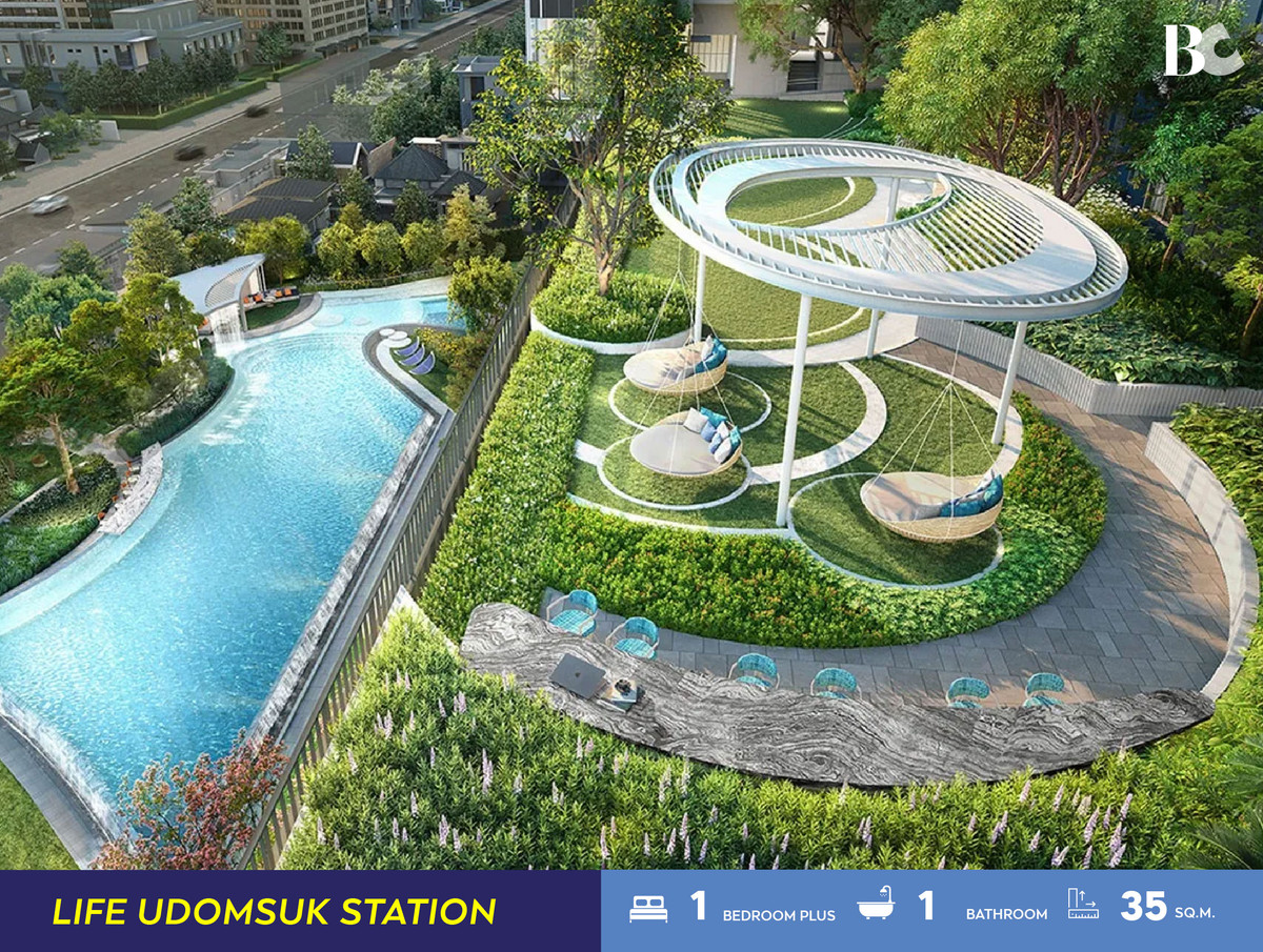 For SaleCondoOnnut, Udomsuk : Life Udomsuk Station (1 Bed Plus 35 sq.m. Floor 8) Price 4,280,000 MB.