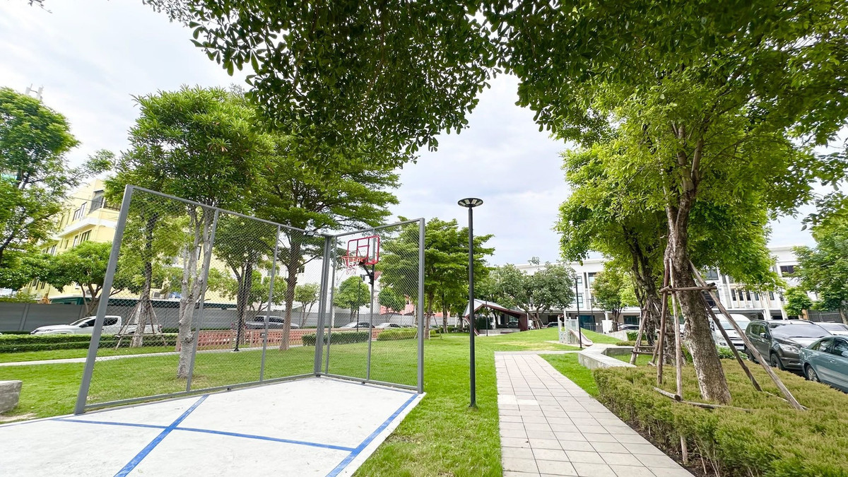 For SaleTownhomeNawamin, Ramindra : 3-story townhome for sale, PATIO Watcharapol - Ramindra, Modern Iconic Style, area 19.3 square meters, 4 bedrooms, Watcharapol Road, Tha Raeng Subdistrict, Bang Khen District, Bangkok